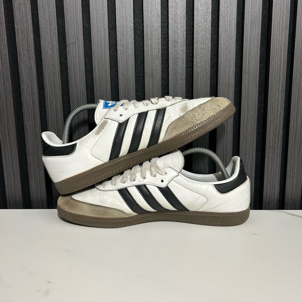 Adidas Samba White and Black Sneakers - Picture 5 of 8